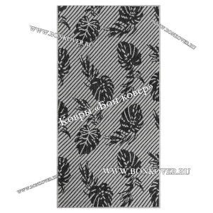 Безворсовый ковер дизайн 120 серый