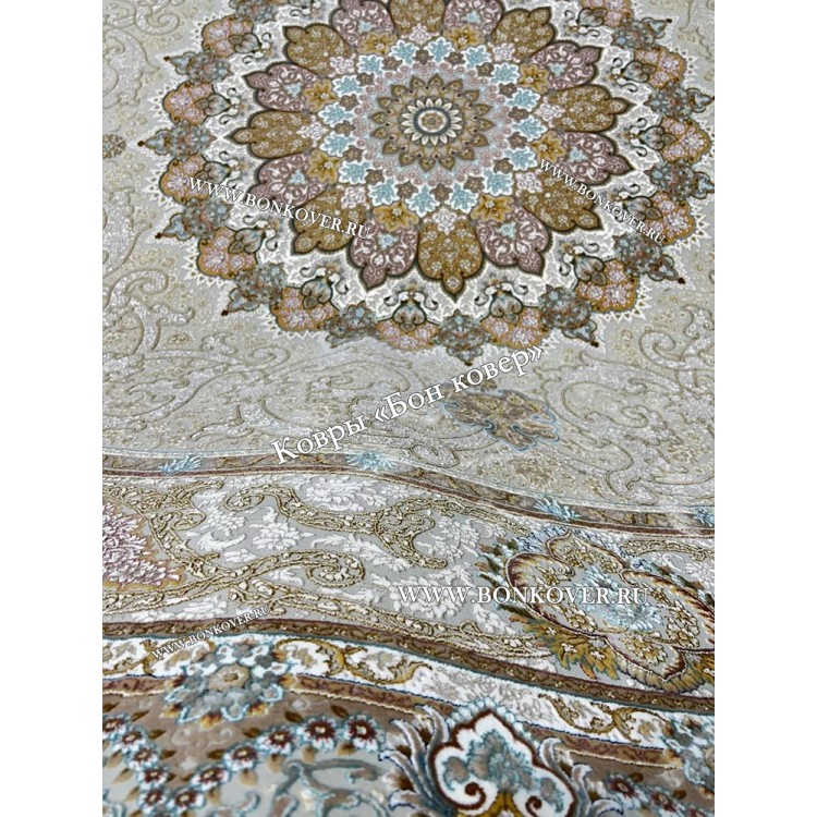 Восточный Ковер Для Гостиной Дизайн 30546 Круг