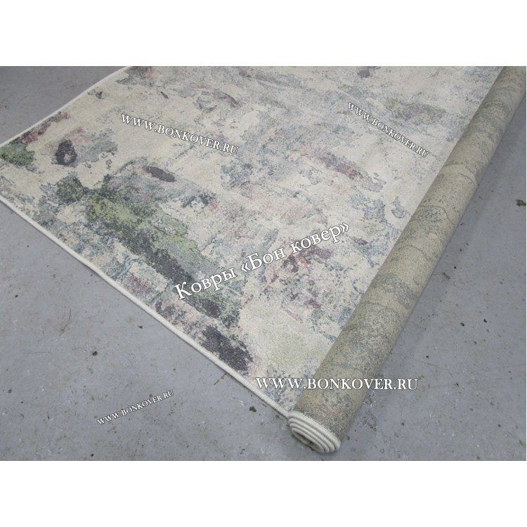 Бельгийский ковер из артшелка дизайн 107 Разноцветный